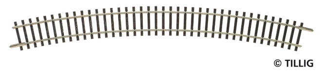 Tillig 83111 - TT - Modellgleis, gebogen R31 (396 mm/30°)